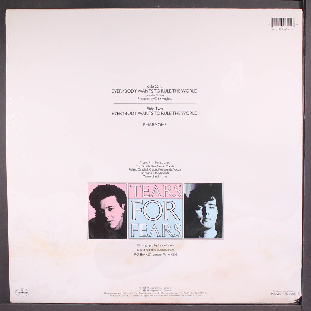 everybody wants to rule the world (extended) / everybody wants to rule the world / pharaohs by TEARS FOR FEARS