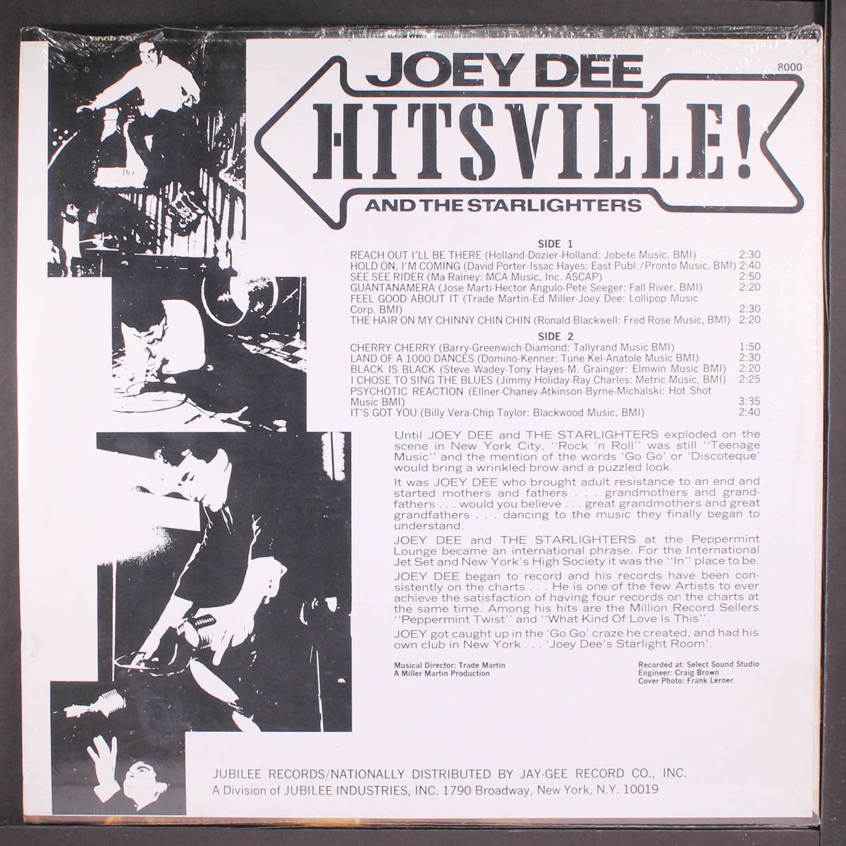 hitsville! by JOEY DEE & STARLIGHTERS