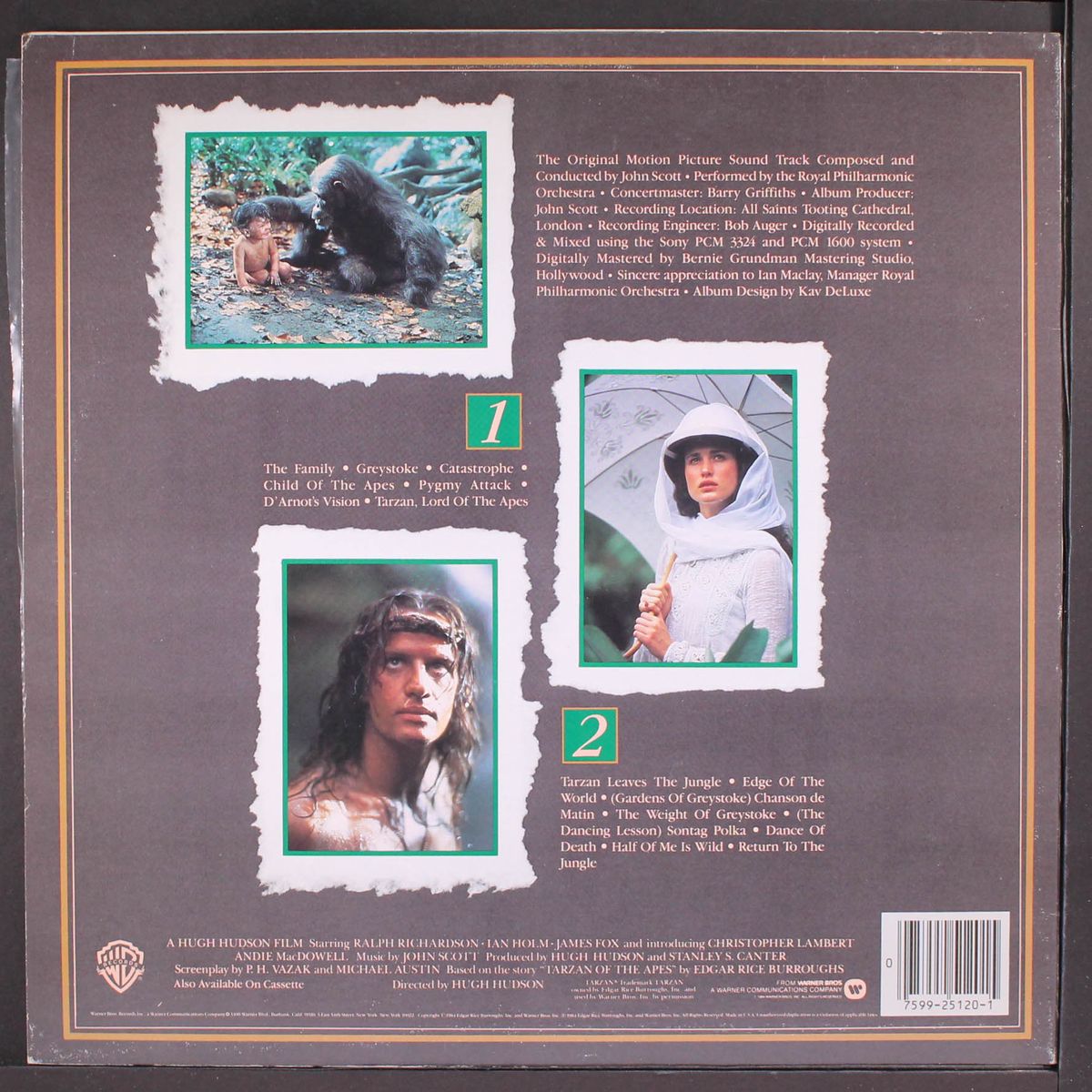 greystoke, the legend of tarzan by SOUNDTRACK