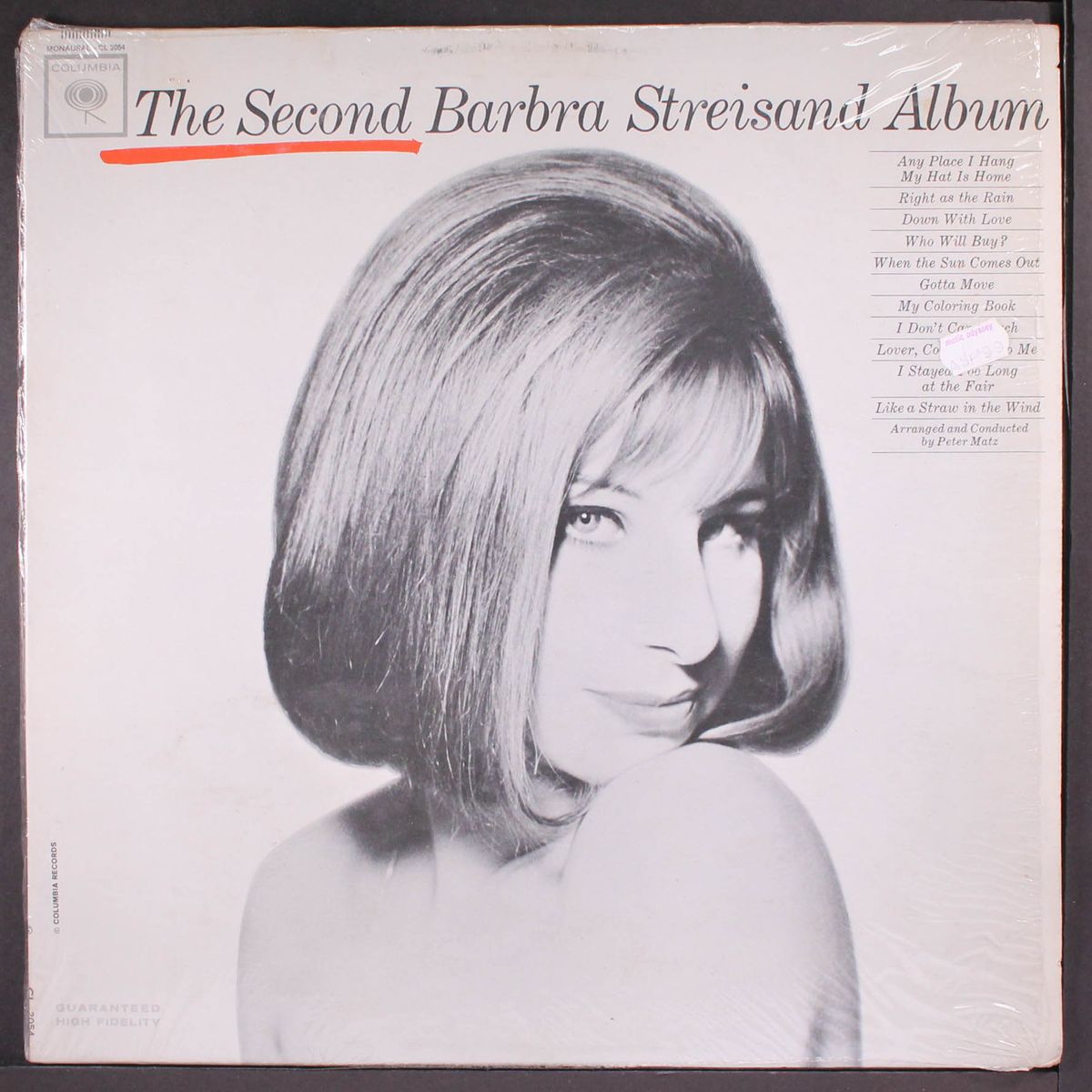 the second album by BARBRA STREISAND