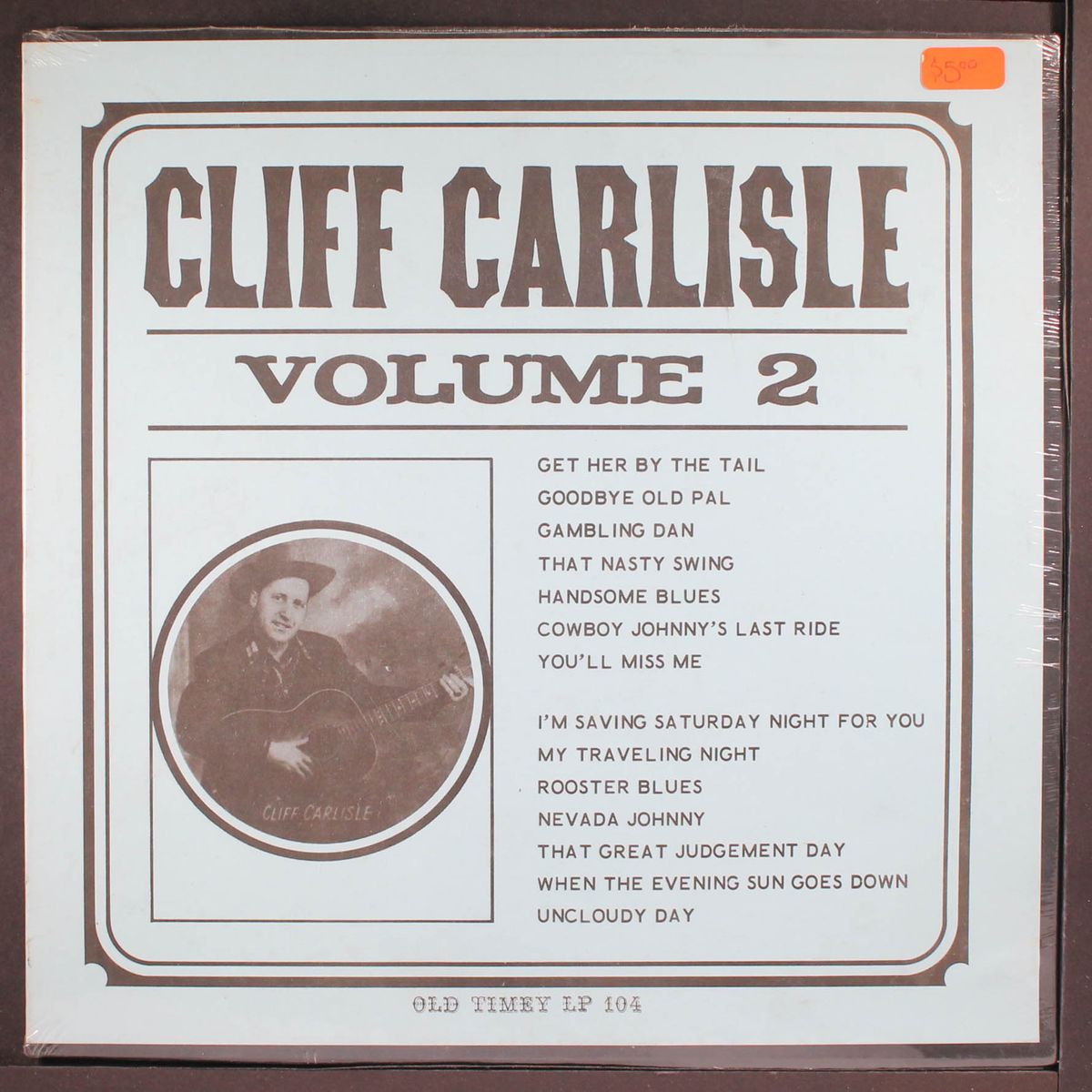 volume 2 by CLIFF CARLISLE