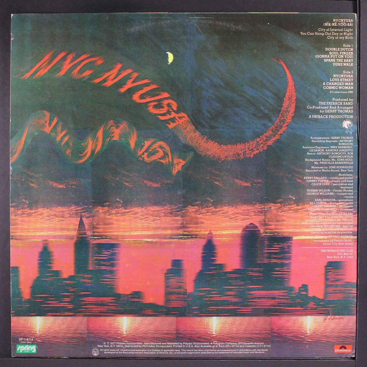 nycnyusa by FATBACK BAND