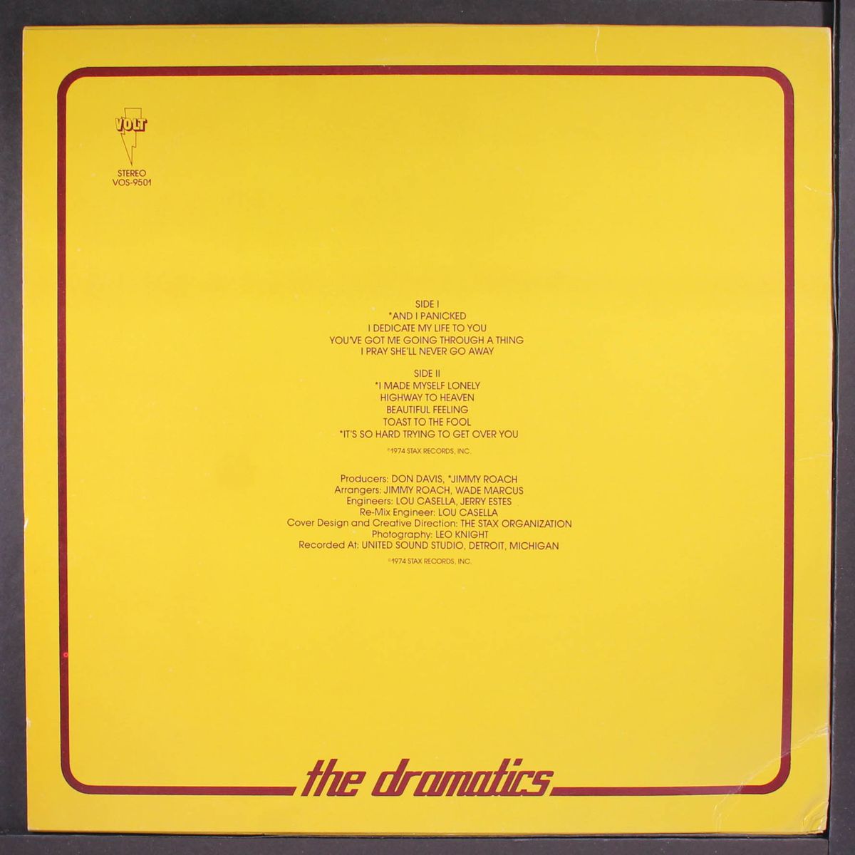 dramatically yours by RON BANKS & DRAMATICS