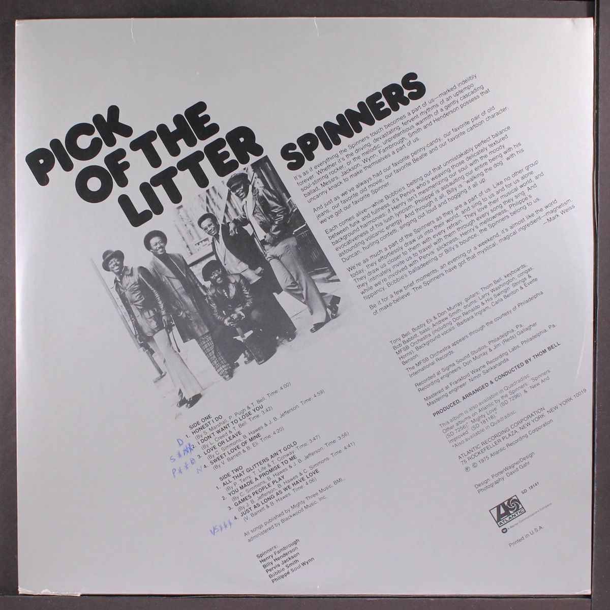 pick of the litter by SPINNERS