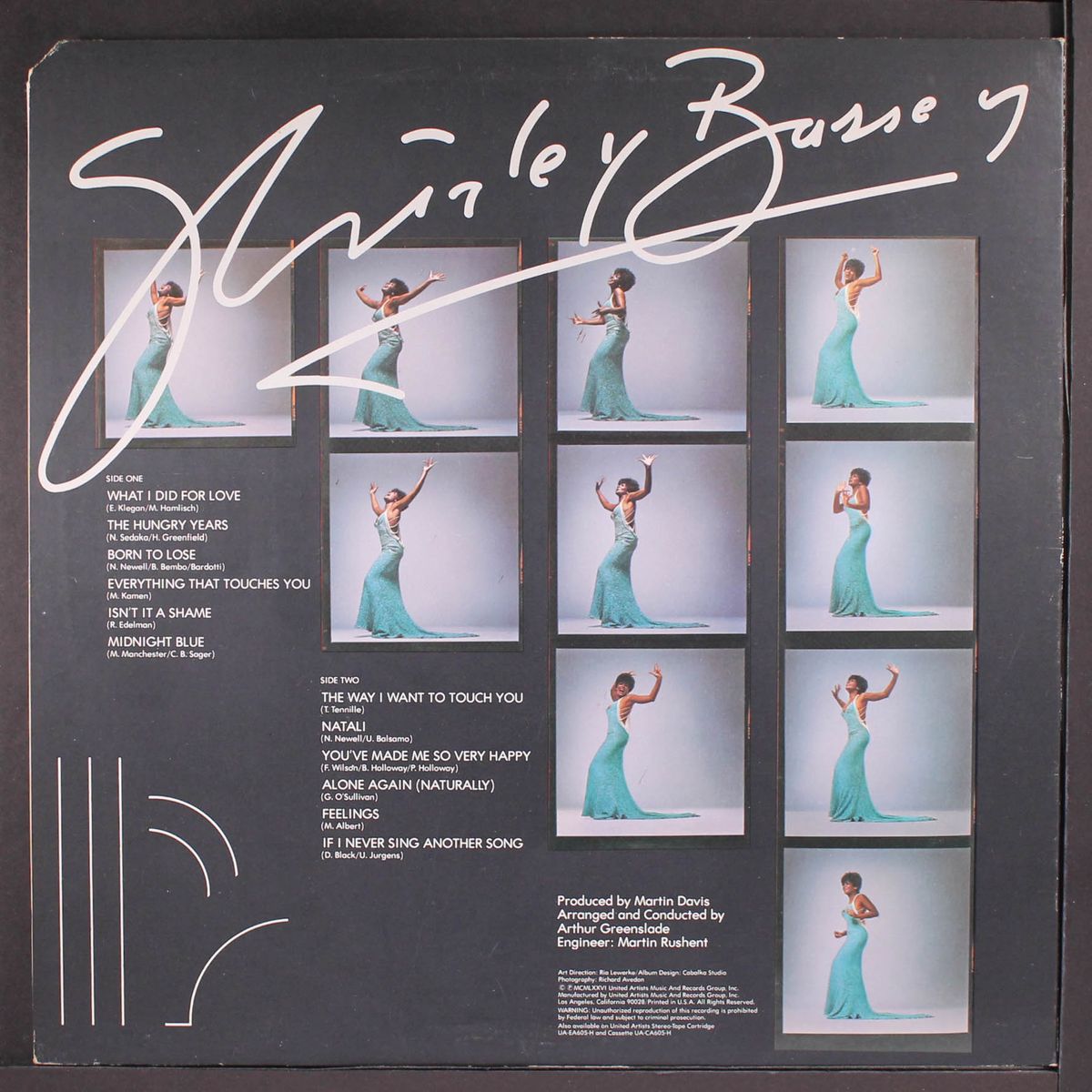 love, life and feelings by SHIRLEY BASSEY