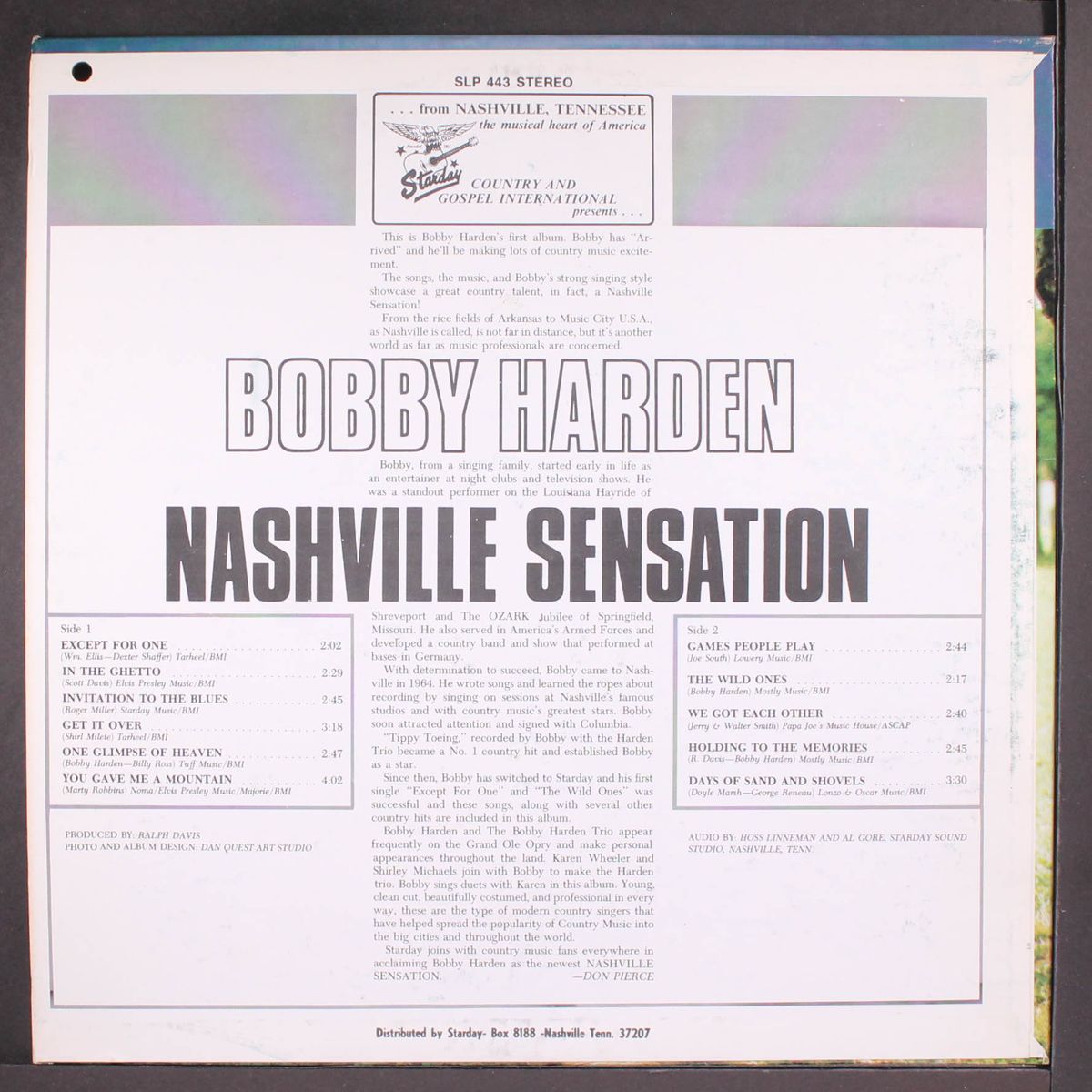 nashville sensation by BOBBY HARDEN