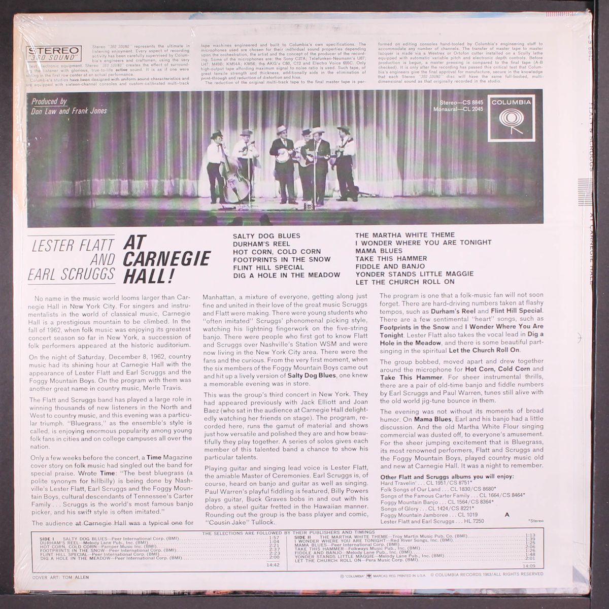 at carnegie hall! by FLATT & SCRUGGS