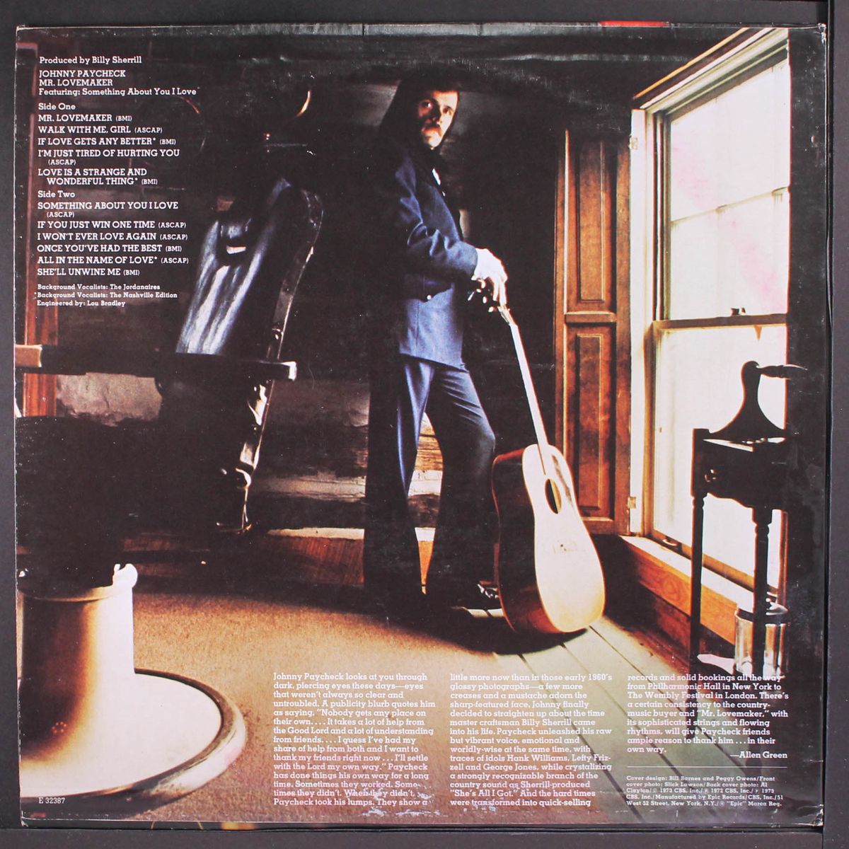mr. lovemaker by JOHNNY PAYCHECK