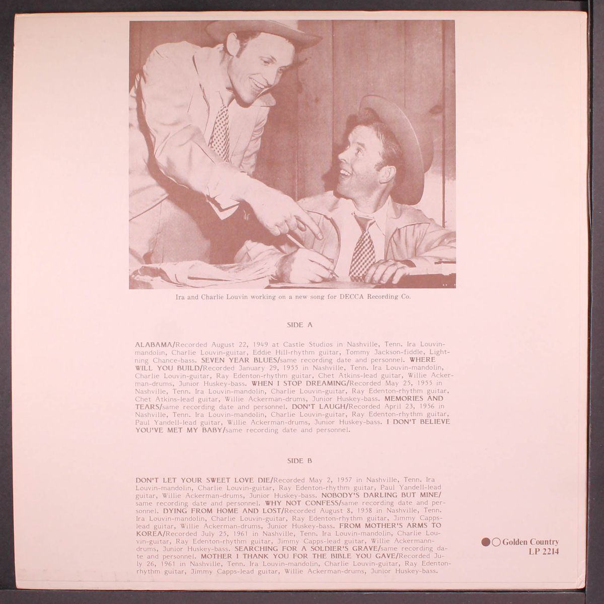 1949-1961 by LOUVIN BROTHERS
