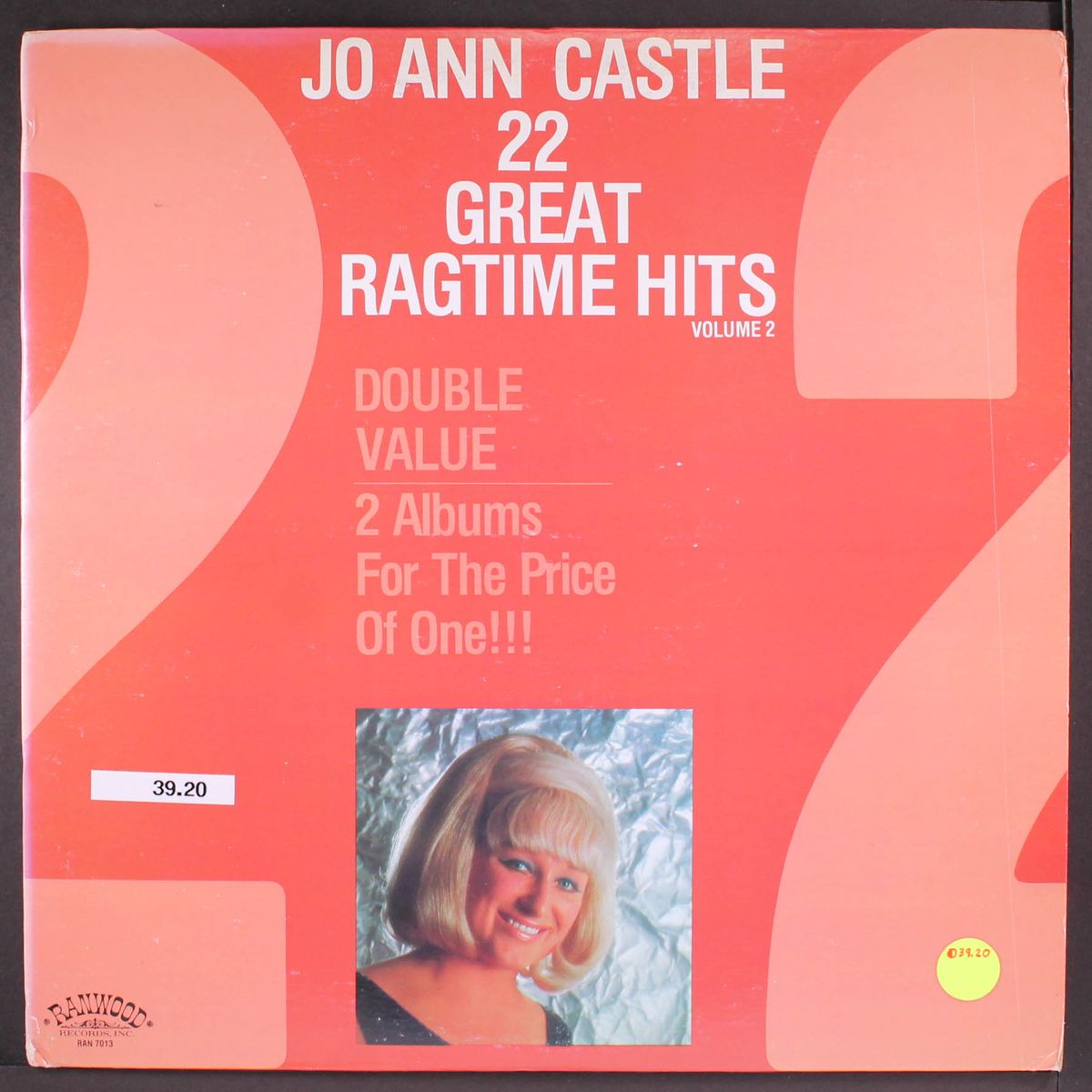 22 great ragtime hits by JO ANN CASTLE