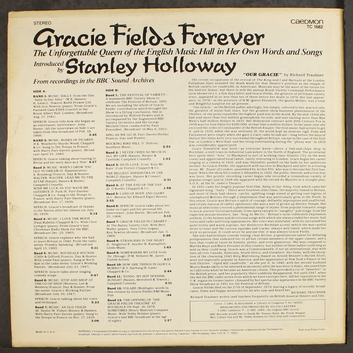 forever by GRACIE FIELDS