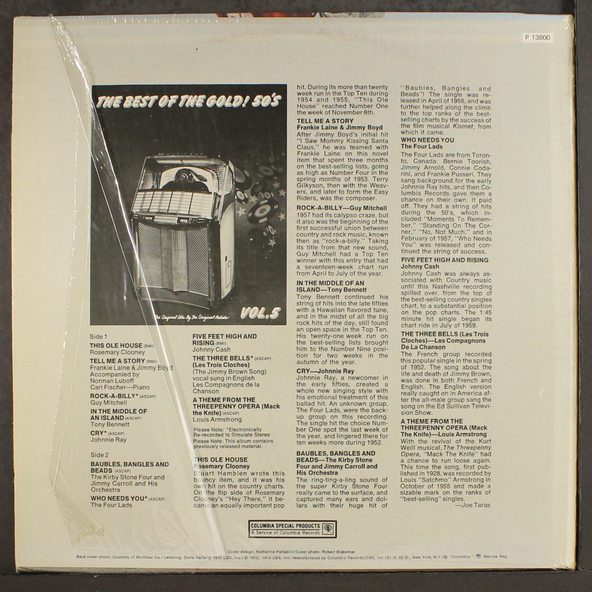 the best of the gold, vol. 5: the 50's by VARIOUS