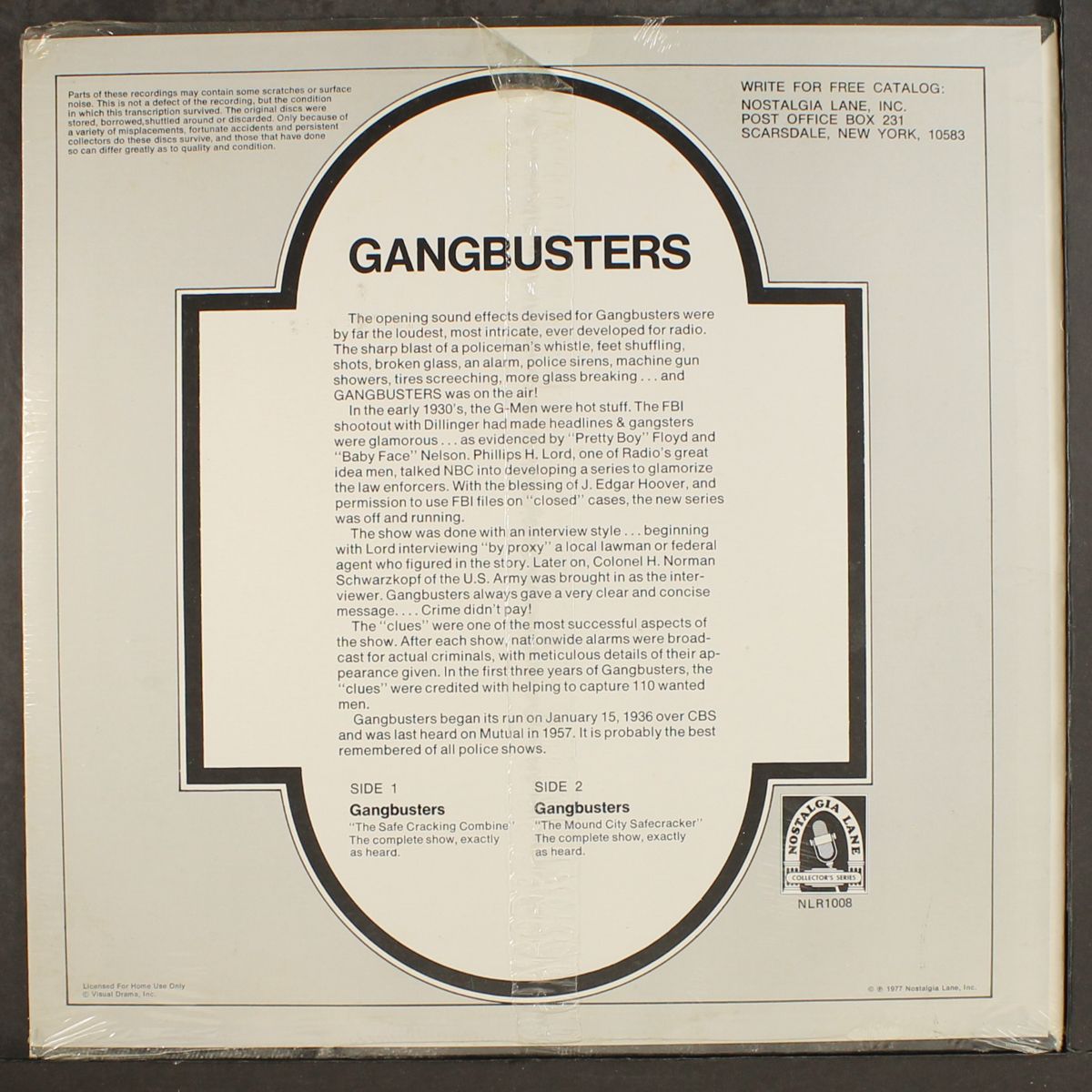 gang busters by ORIGINAL RADIO BROADCAST