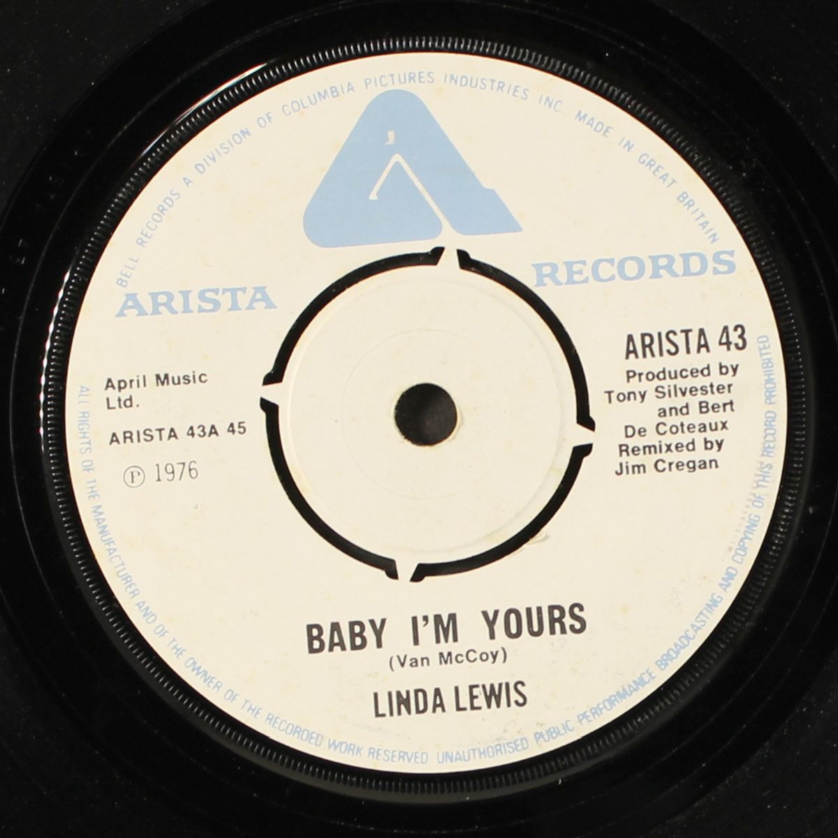 baby i'm yours / the other side by LINDA LEWIS