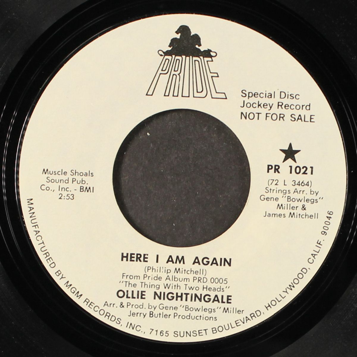 here i am again / a good woman by OLLIE NIGHTINGALE