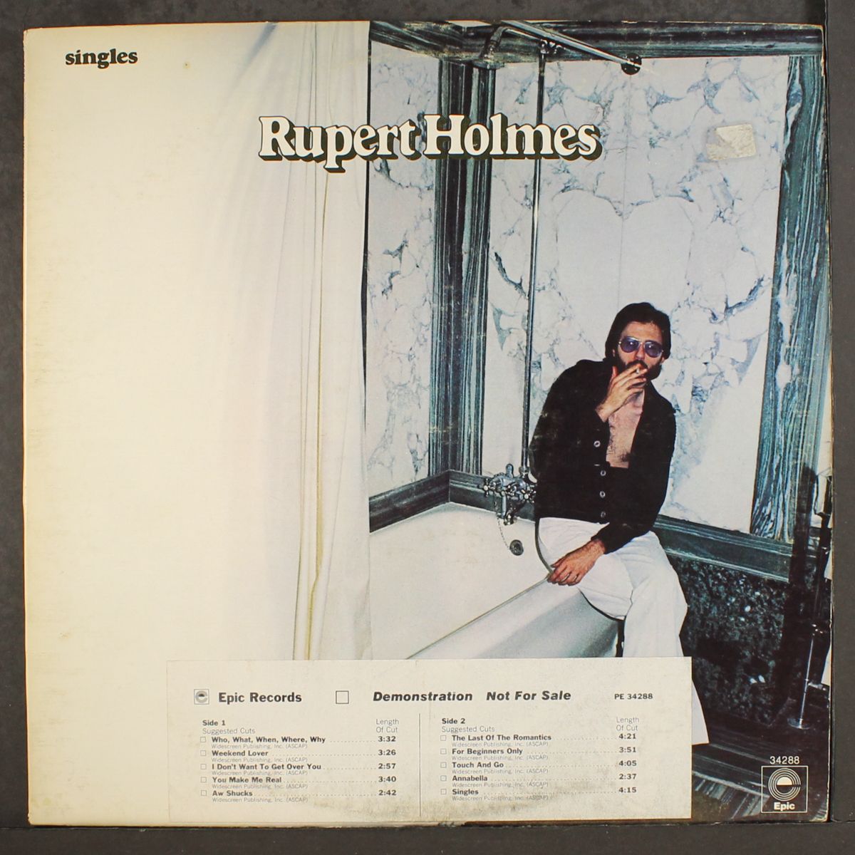 singles by RUPERT HOLMES