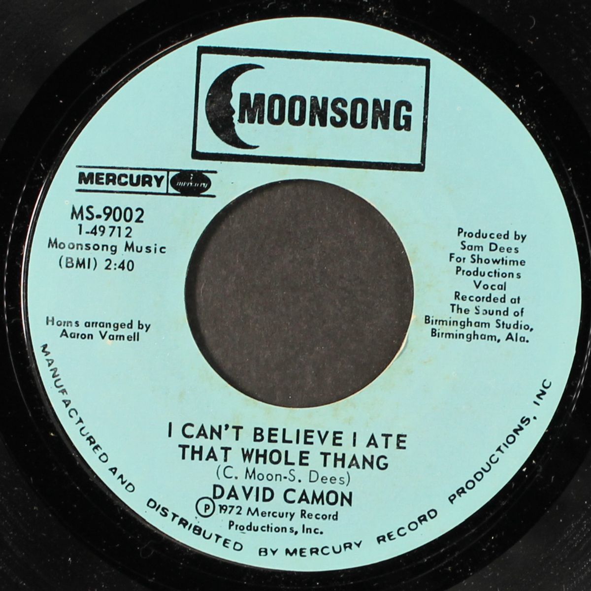 i can't believe i ate that whole thang / instro by DAVID CAMON