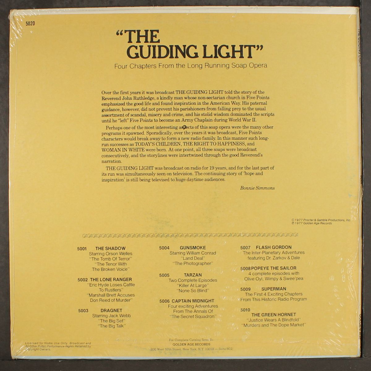 the guiding light by ORIGINAL RADIO BROADCAST