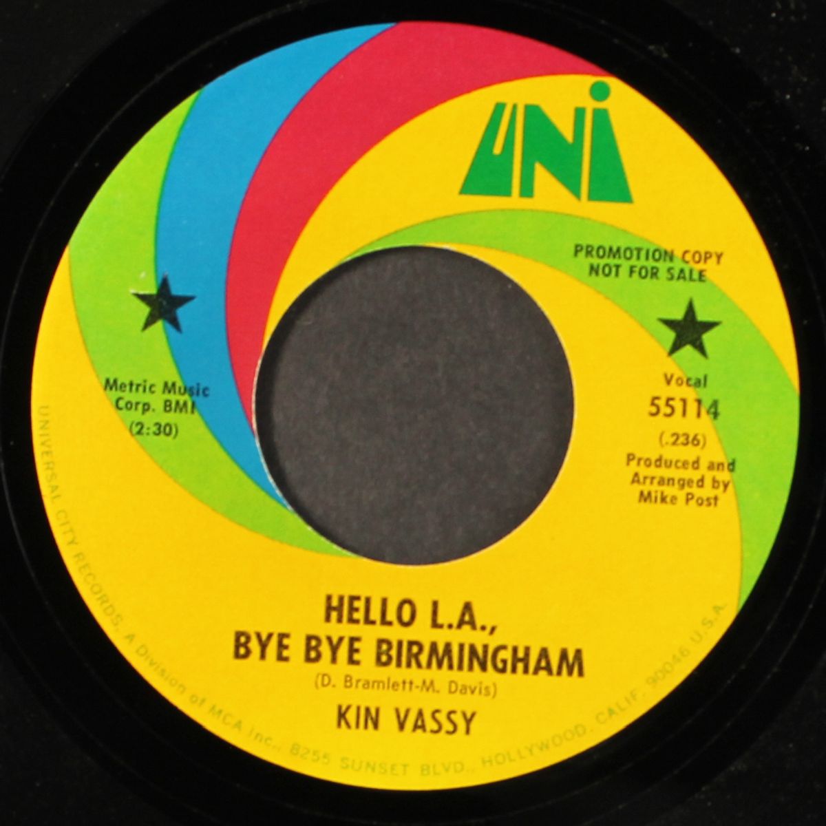 hello l.a. bye bye birmingham / farewell by KIN VASSY