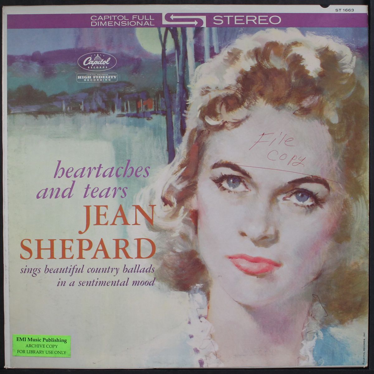 heartaches and tears by JEAN SHEPARD