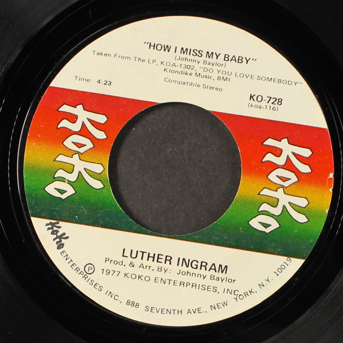 do you love somebody / how i miss my baby by LUTHER INGRAM