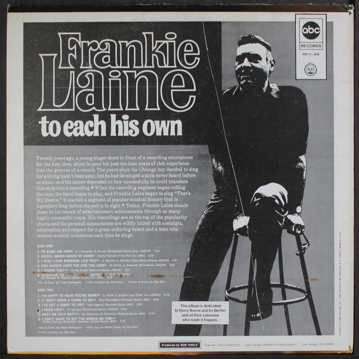 to each his own by FRANKIE LAINE