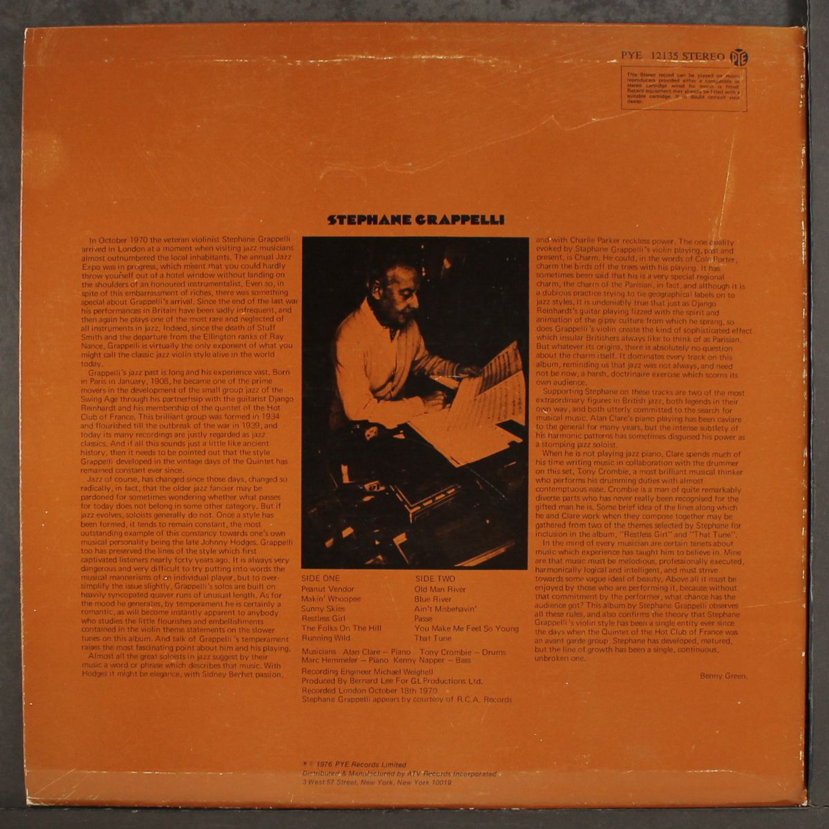 stephane grappelli by STEPHANE GRAPPELLI
