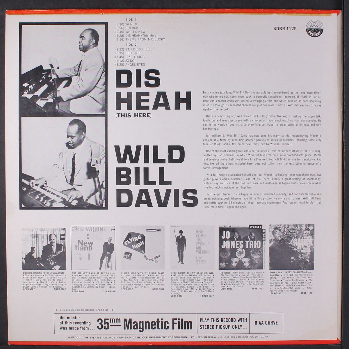 dis heah by WILD BILL DAVIS