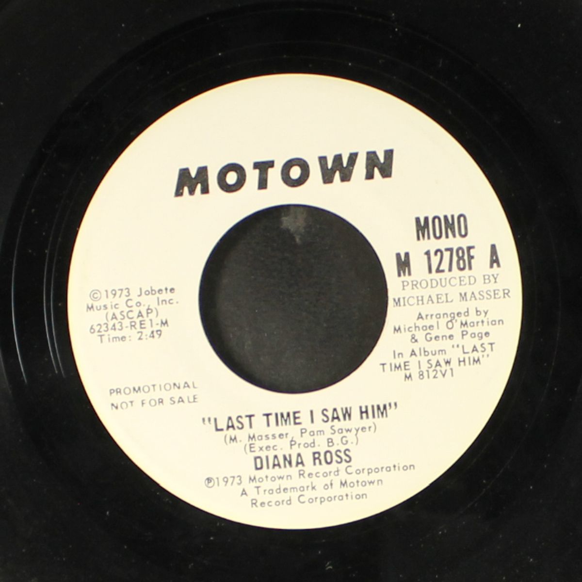 last time i saw him / mono by DIANA ROSS