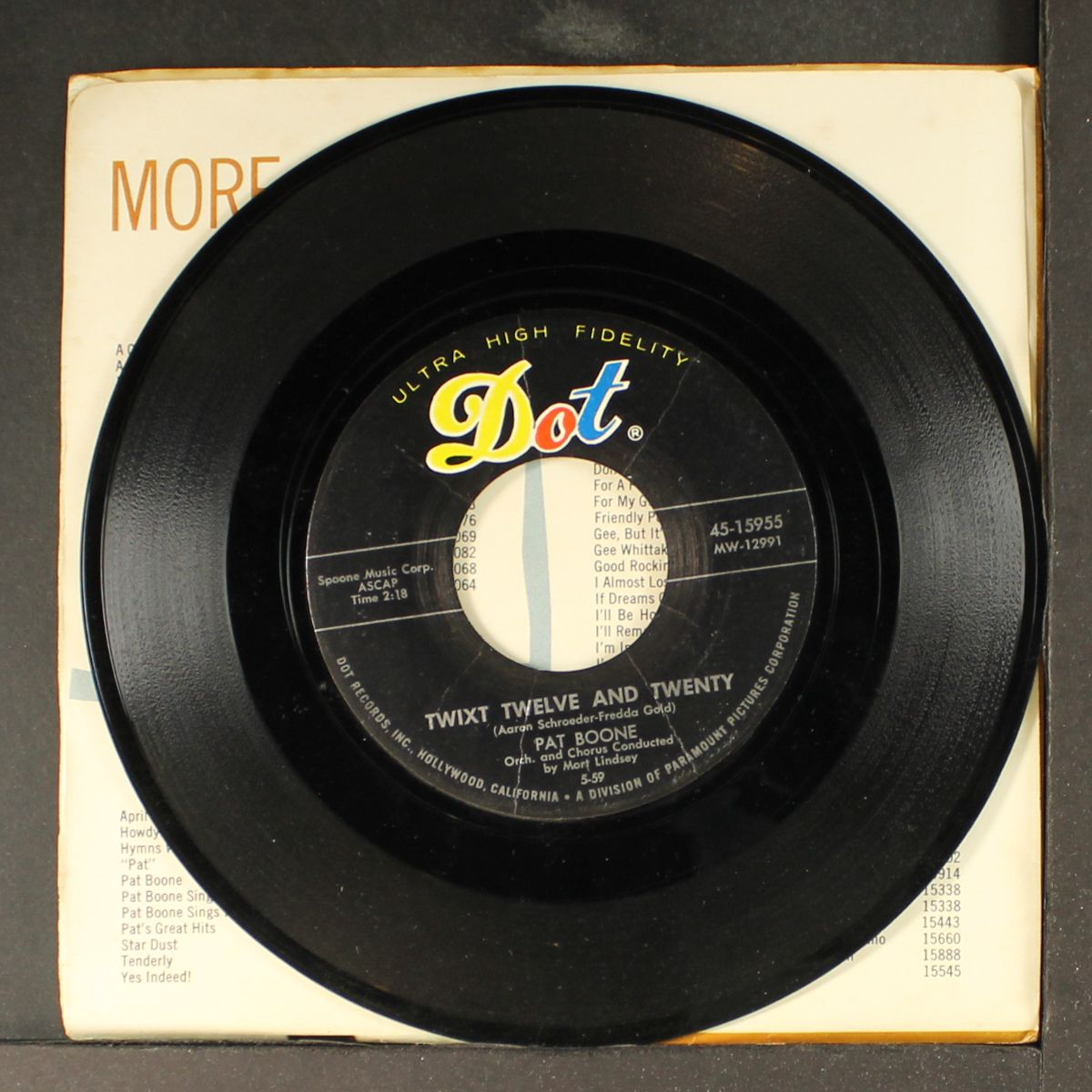 'twixt twelve and twenty by PAT BOONE