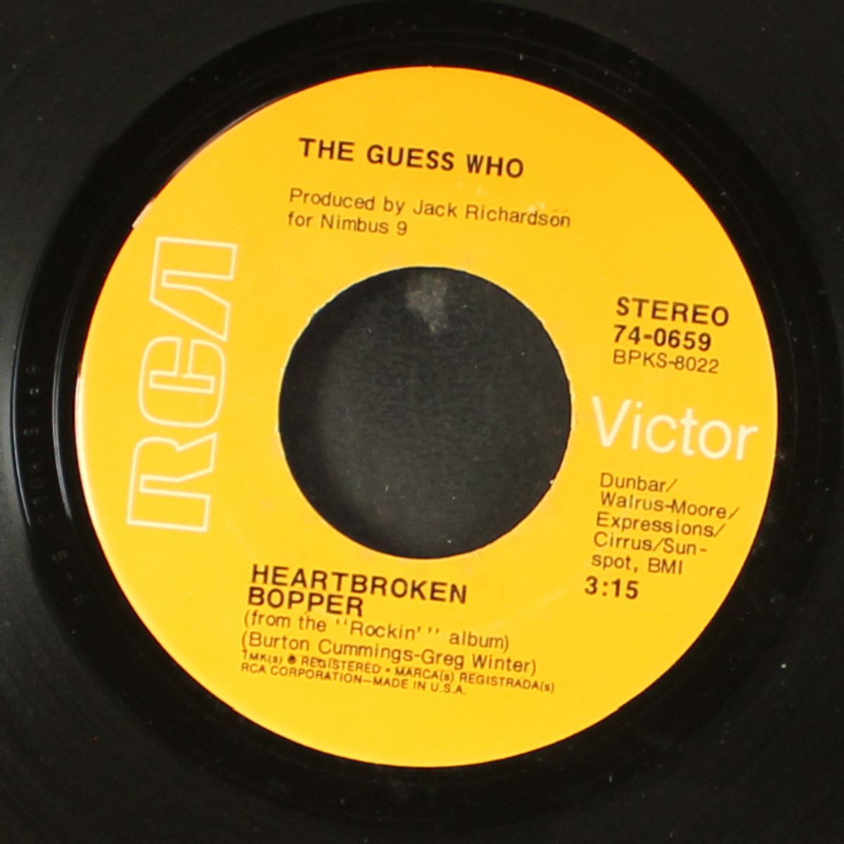 arrivederci girl / heartbroken bopper by GUESS WHO