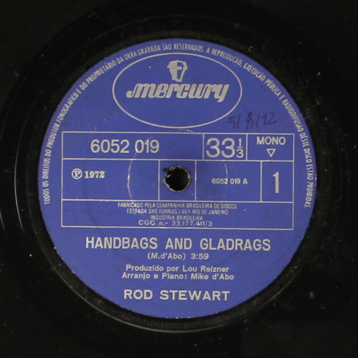 handbags and gladrags by ROD STEWART