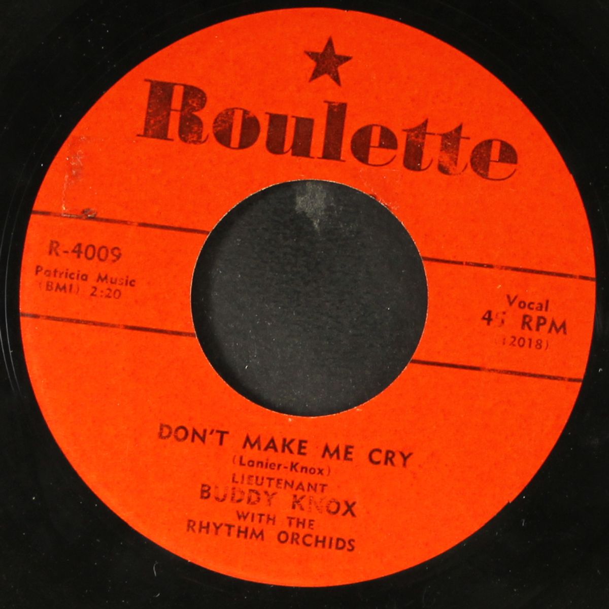 rock your little baby to sleep / don't make me cry by BUDDY KNOX