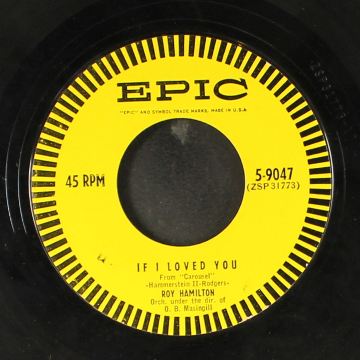 if i loved you / so let there be love by ROY HAMILTON