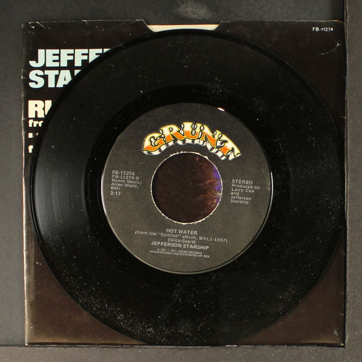 runaway / hot water by JEFFERSON STARSHIP