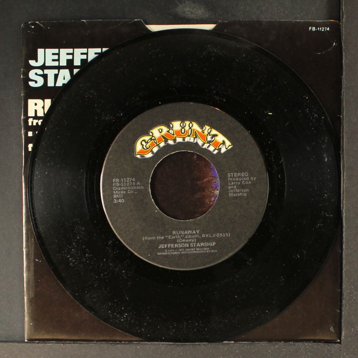 runaway / hot water by JEFFERSON STARSHIP