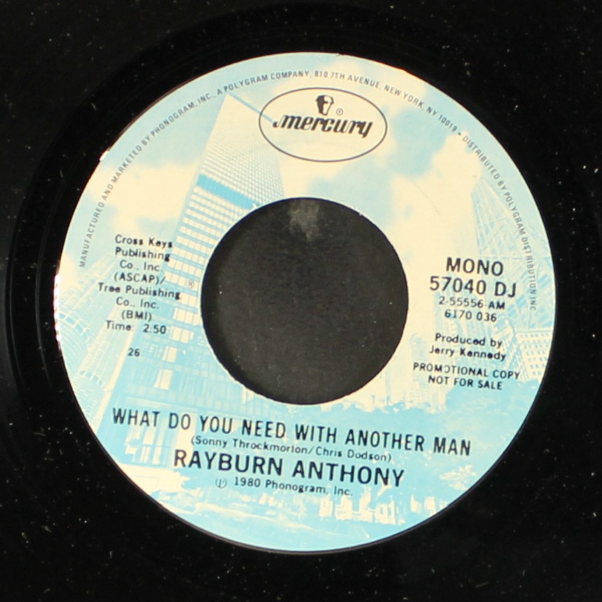 what do you need with another man / mono by RAYBURN ANTHONY