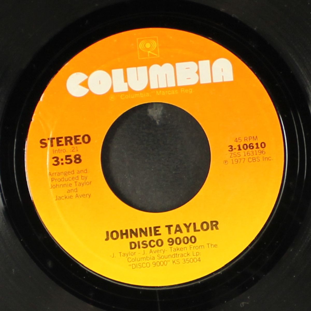 disco 9000 / right now by JOHNNIE TAYLOR