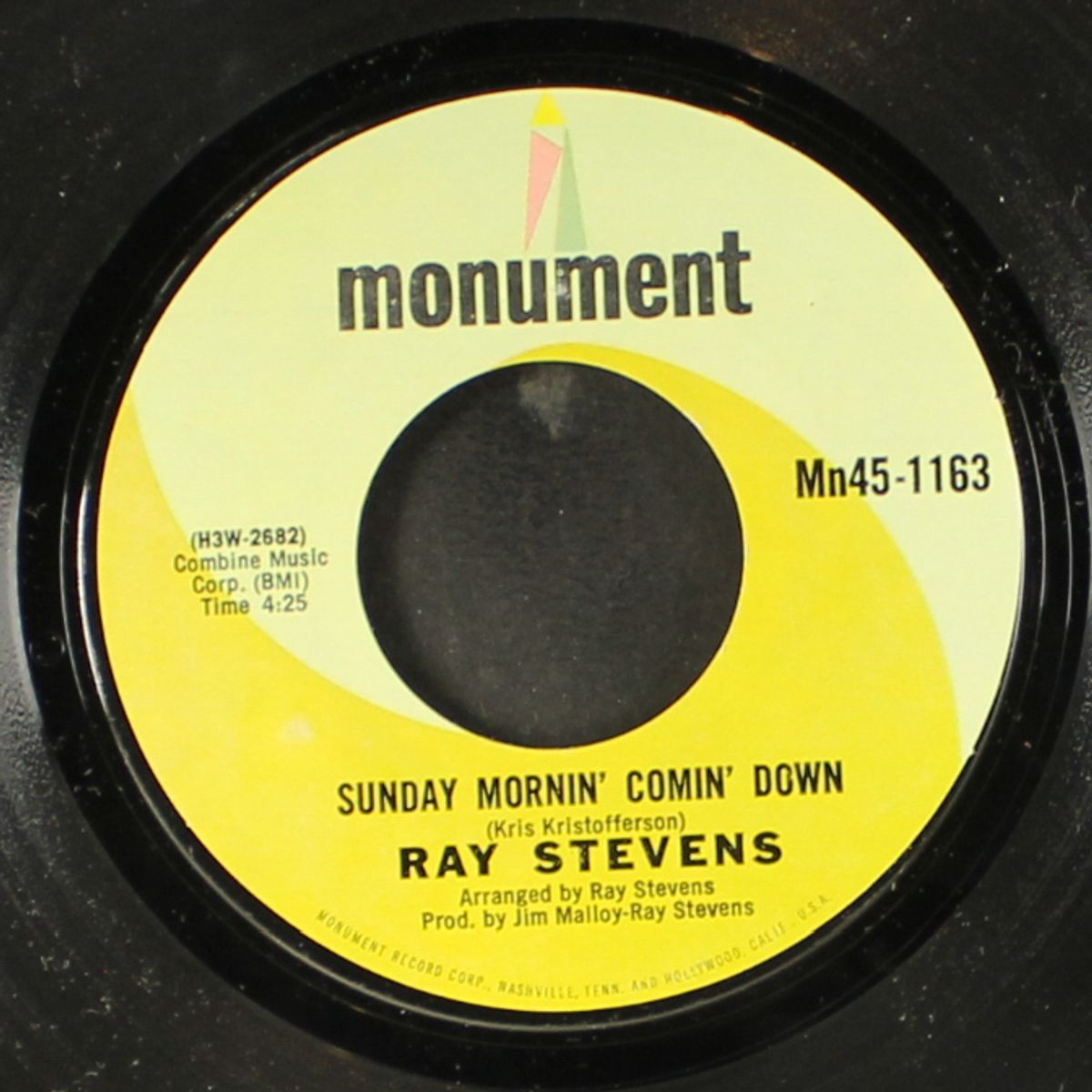 sunday mornin' comin' down / the minority by RAY STEVENS