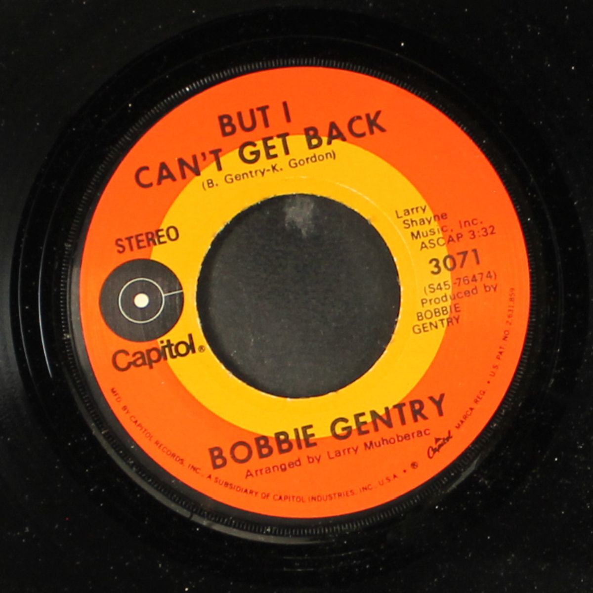 marigolds and tangerines / but i can't get back by BOBBIE GENTRY