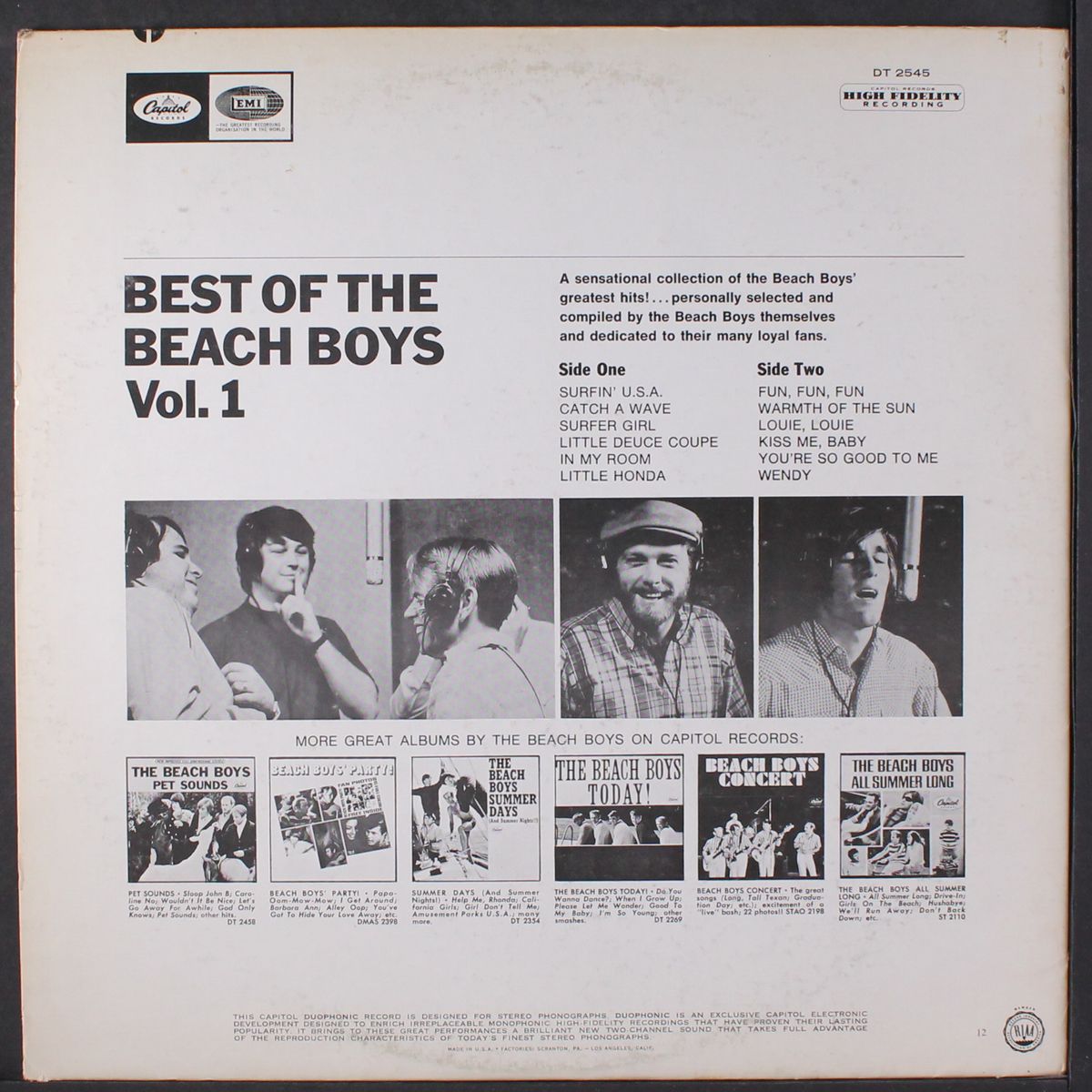 best of the beach boys, vol. 1 by BEACH BOYS