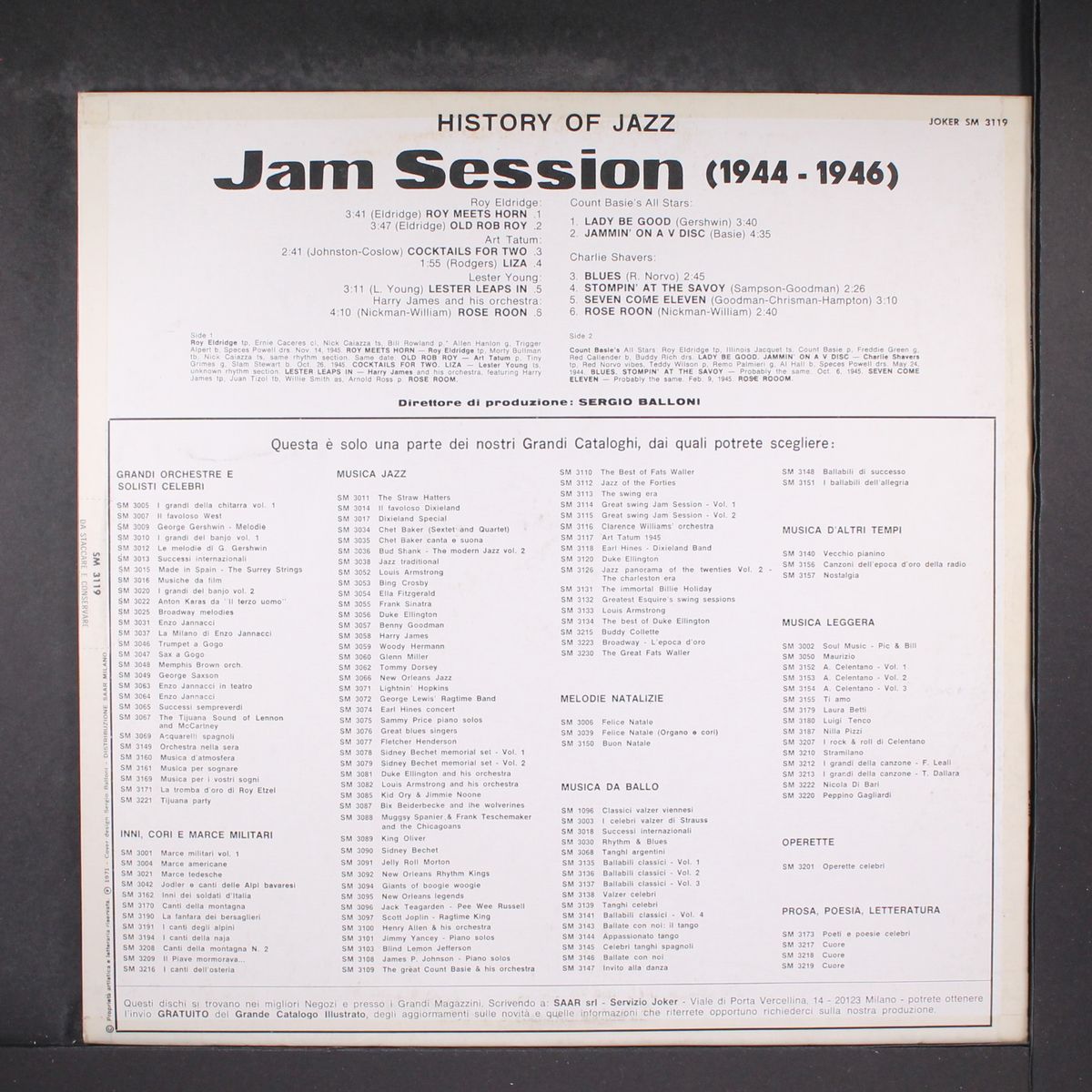 jam session 1944-1946 by VARIOUS