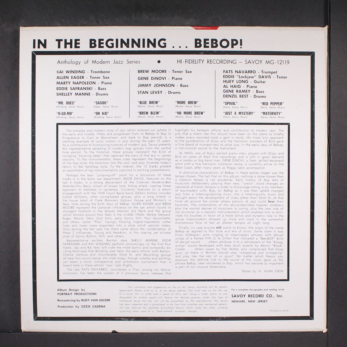 in the beginning...bebop by VARIOUS