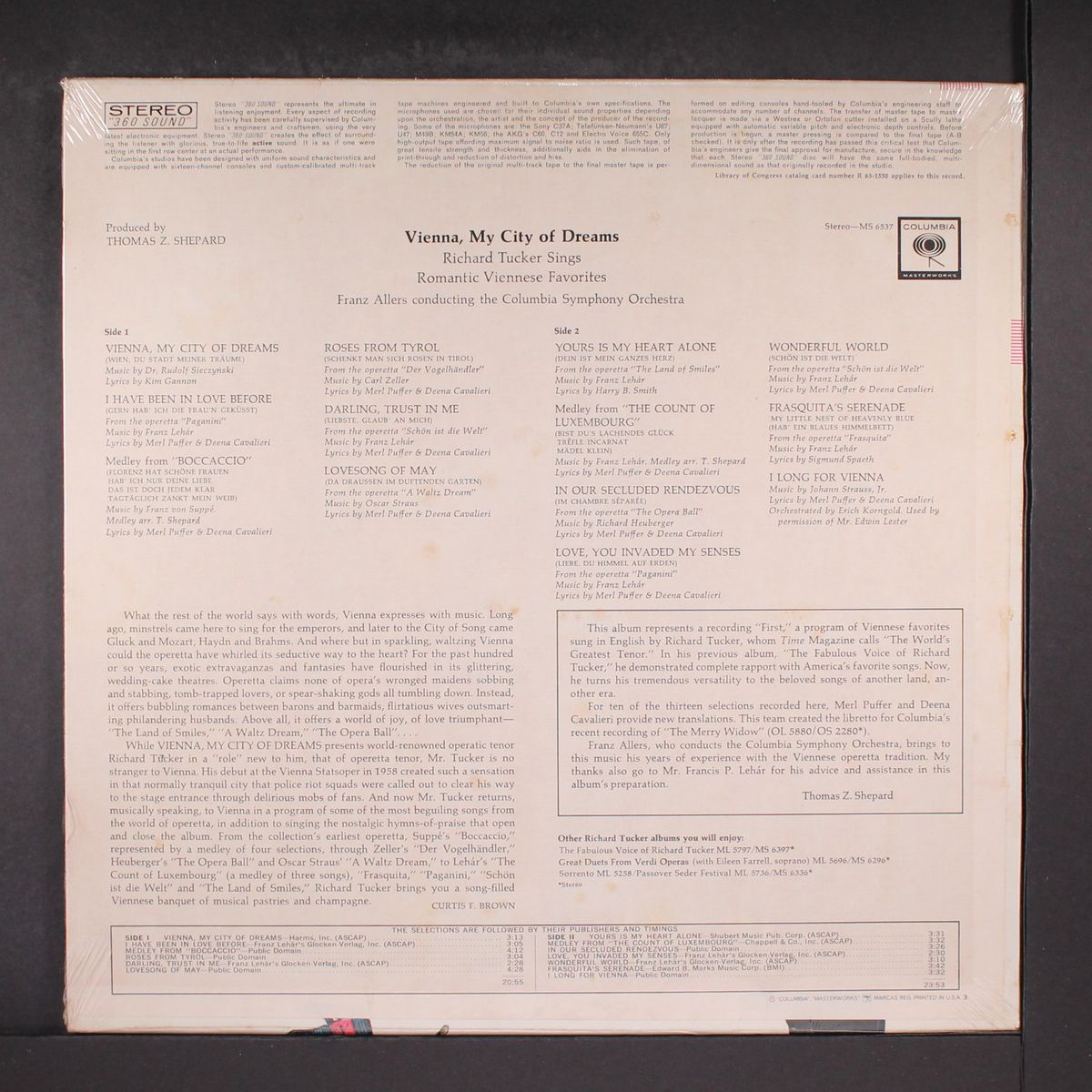 vienna, my city of dreams by RICHARD TUCKER