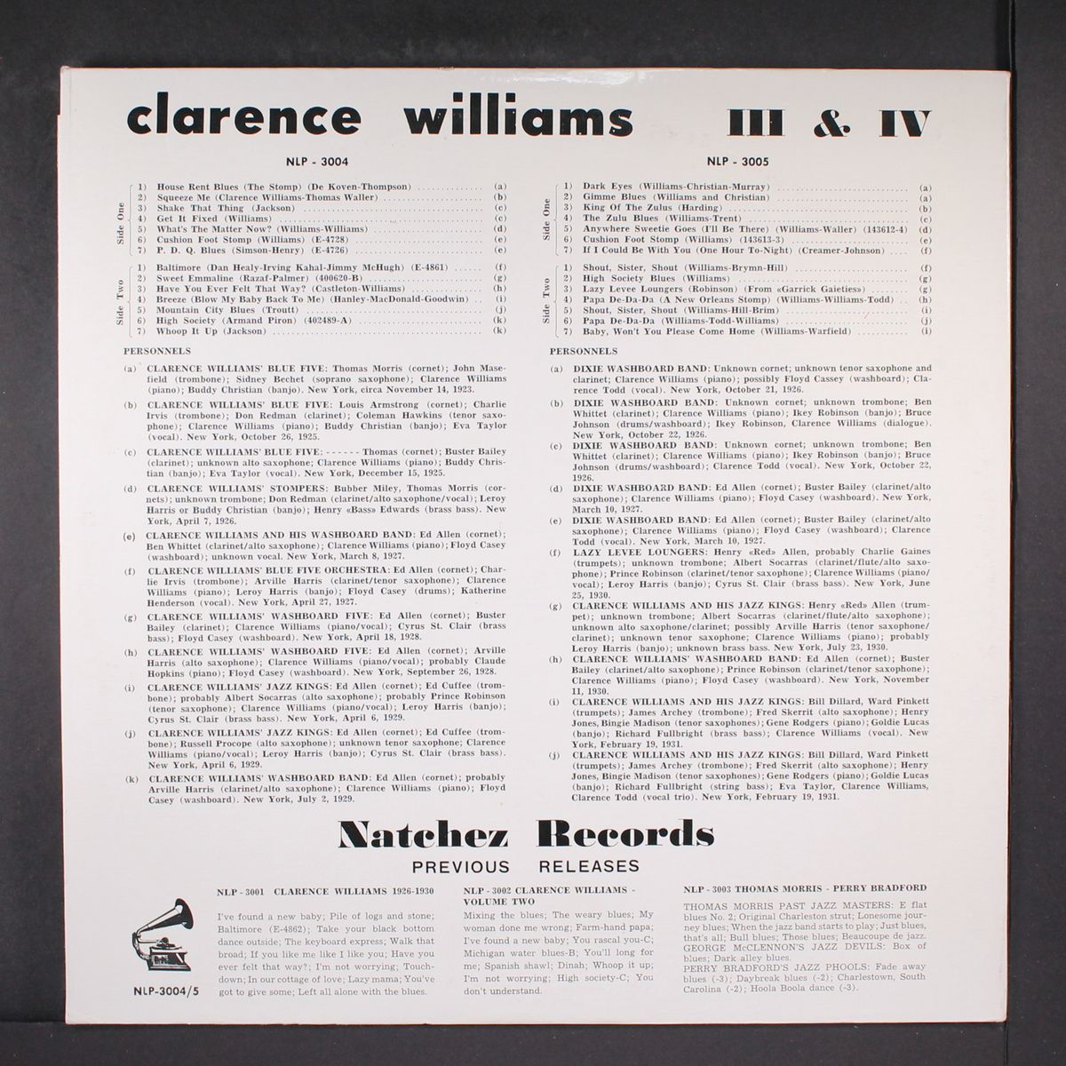 vol. 3 & 4 by CLARENCE WILLIAMS