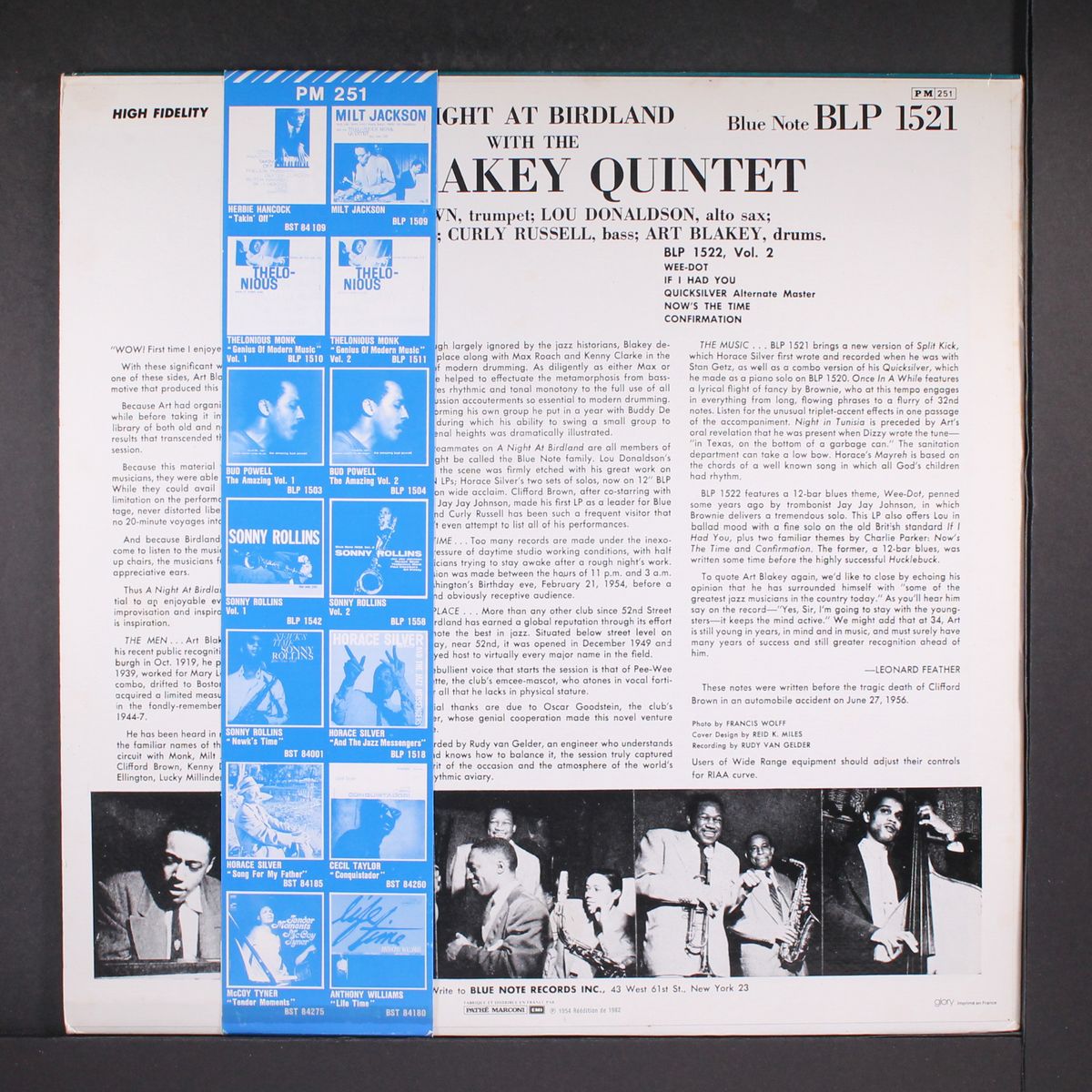 a night at birdland vol. 1 by ART BLAKEY