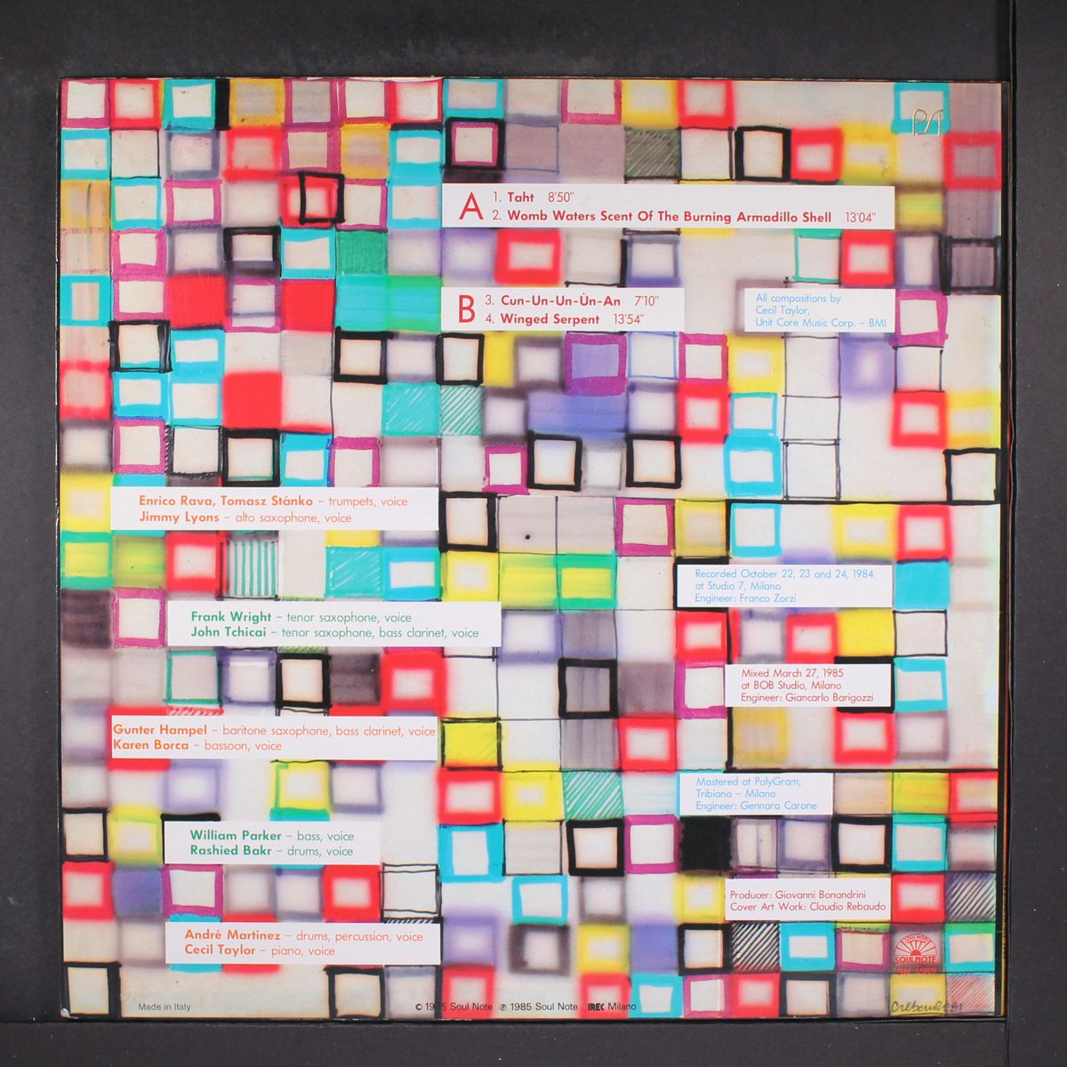 winged serpent by CECIL TAYLOR