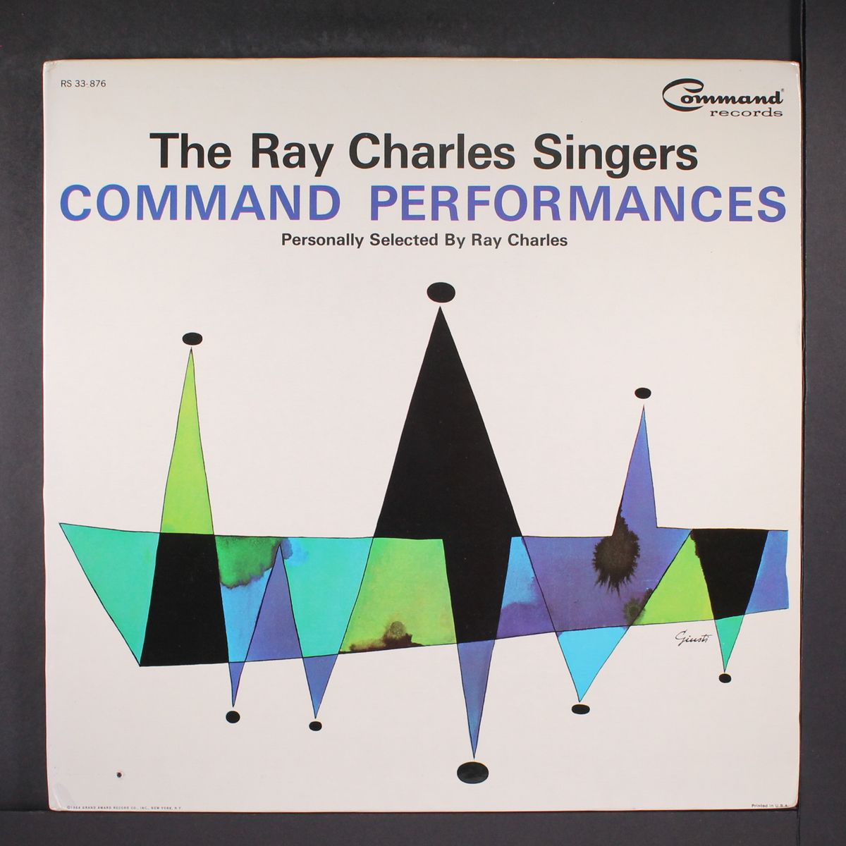 command performances by RAY CHARLES SINGERS