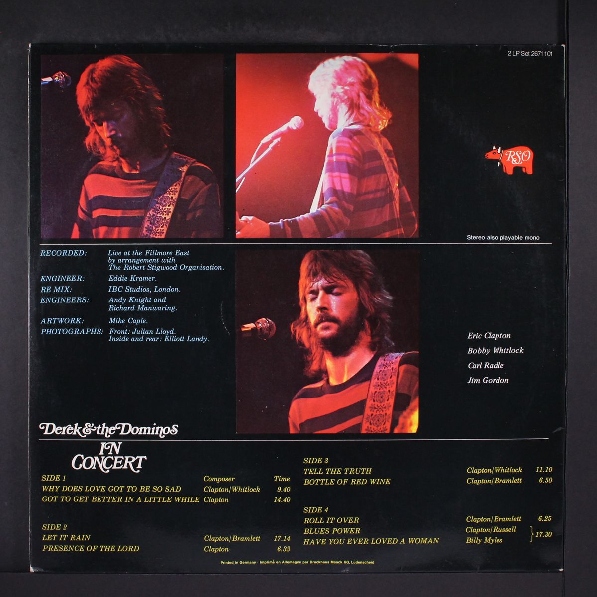 in concert by DEREK & DOMINOS