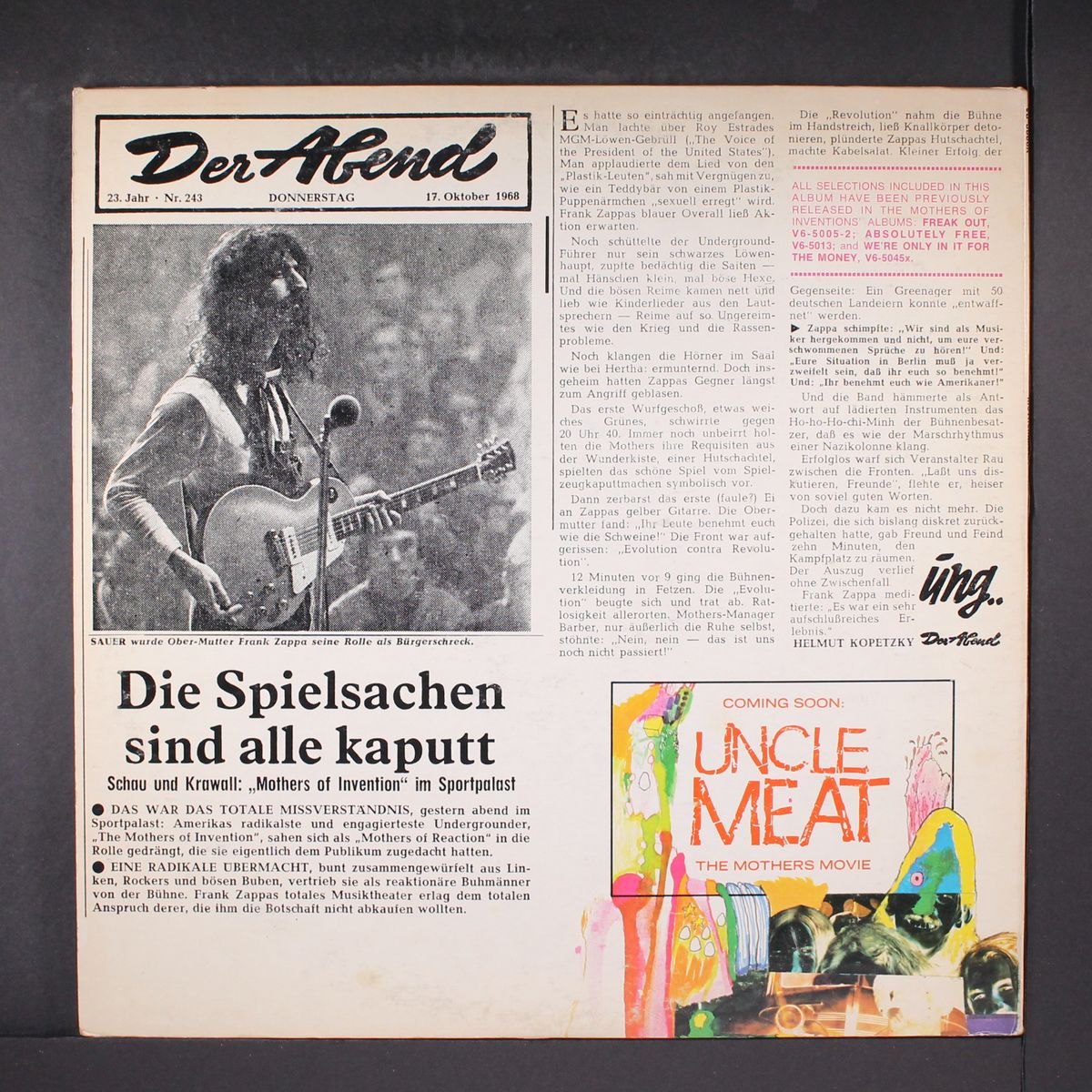 mothermania (the best of the mothers) by MOTHERS OF INVENTION